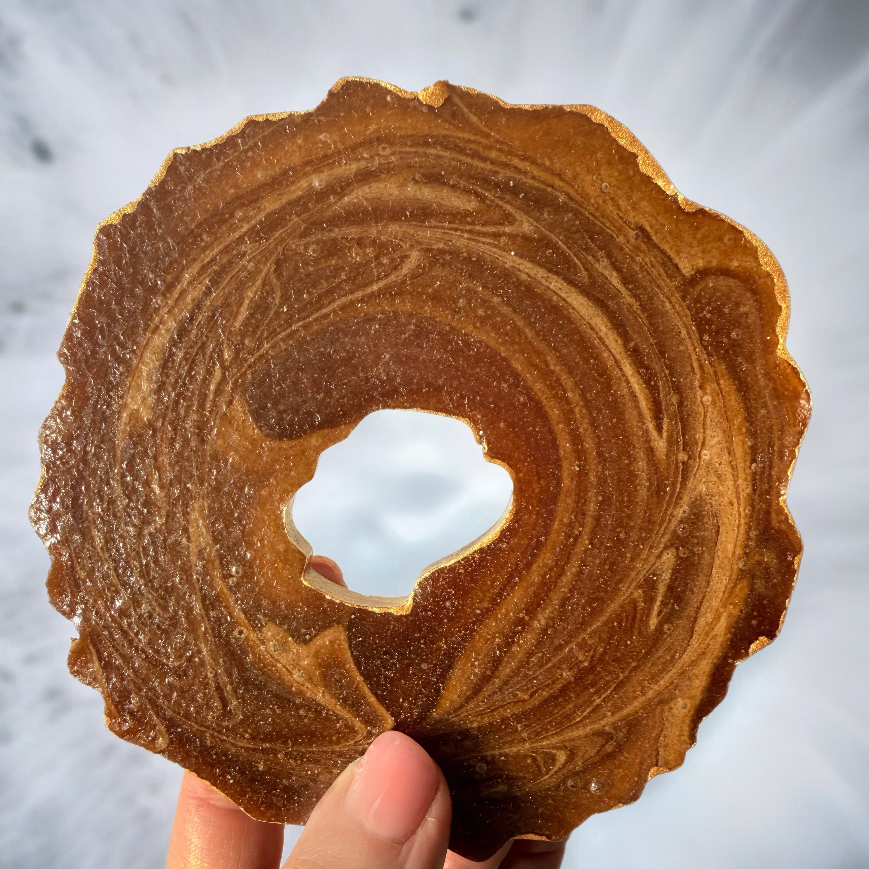 Geode Agate Crystal Candy Slices