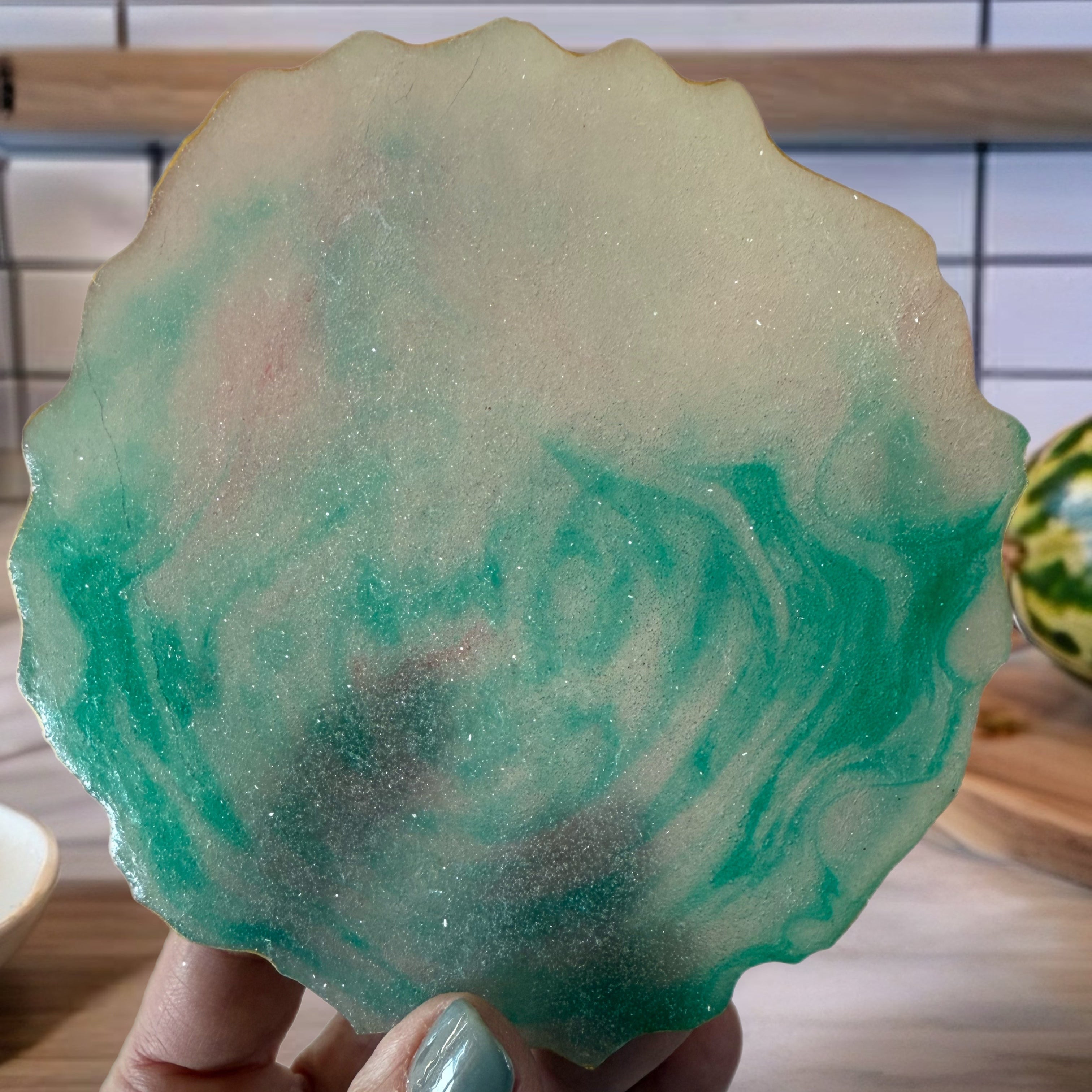 Geode Agate Crystal Candy Slices