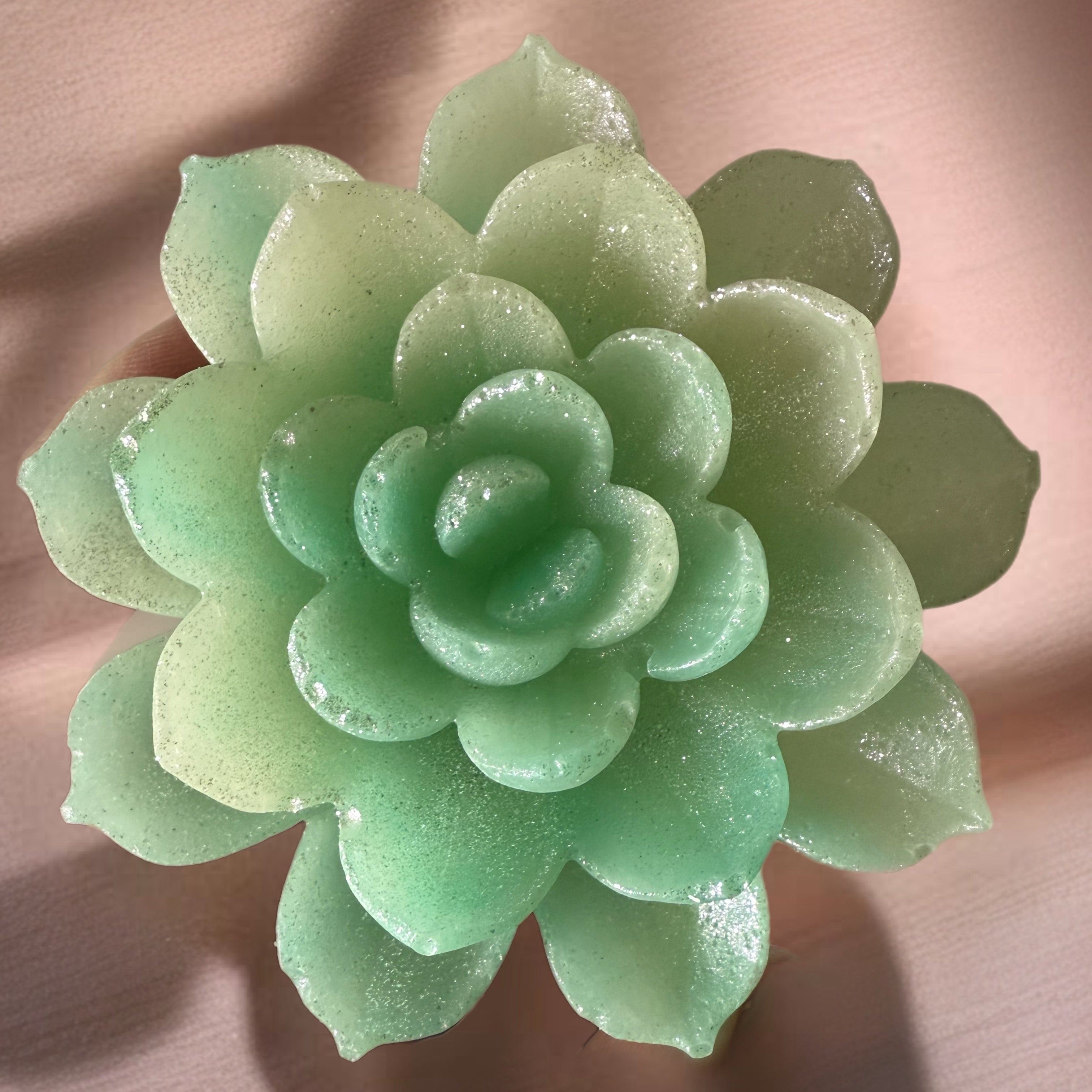 lotus shaped succulent Lotus Flower Crystal Candy – Crunch Crystals