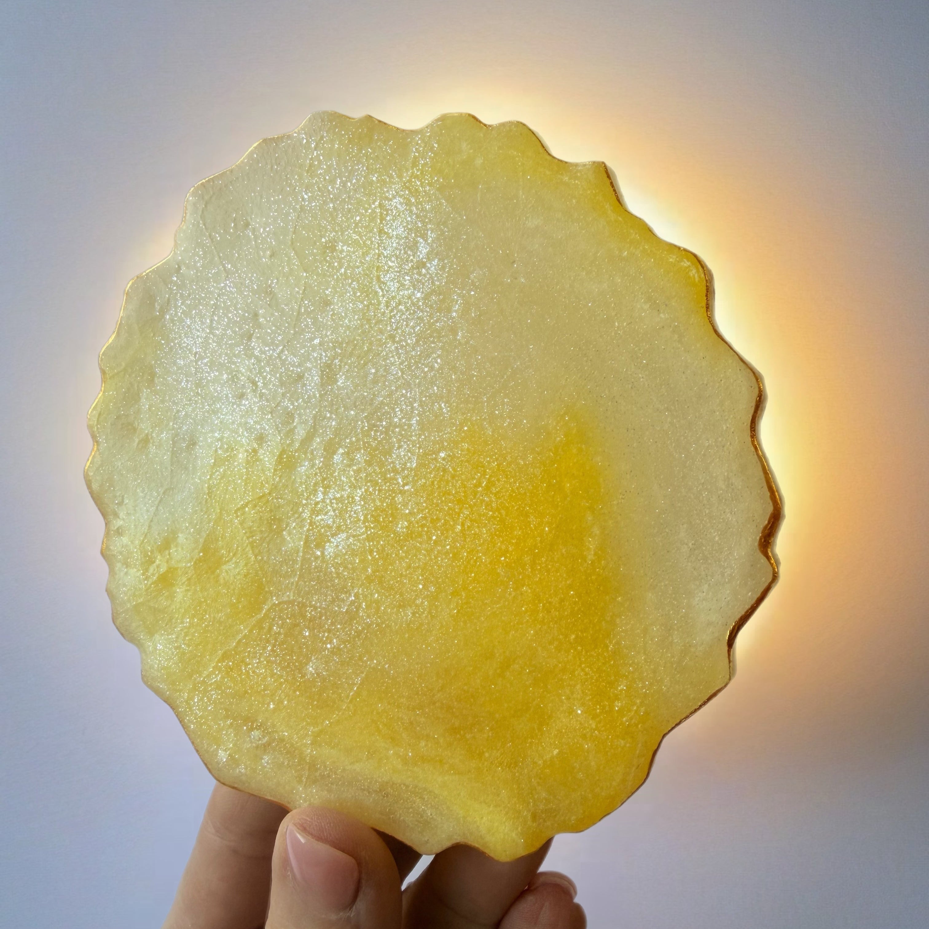 Geode Agate Crystal Candy Slices