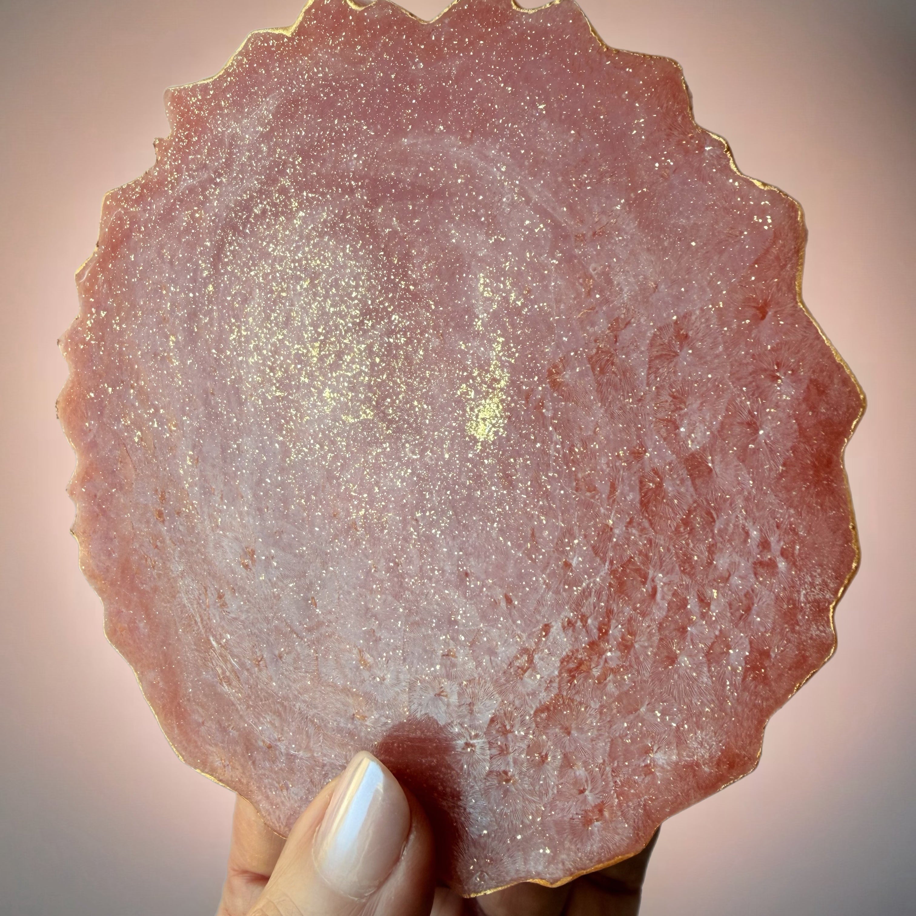 Geode Agate Crystal Candy Slices